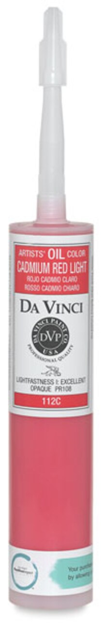 Da Vinci Artists&#x27; Oil Color - Hansa Yellow Light, 300 ml cartridge